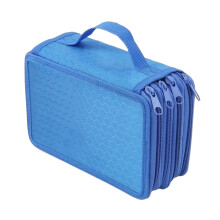Cloth Student Stationery Pencil Case Popular 72 Color Pencils Large Capacity Storage