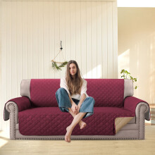 Housse de canapé Topliu pour animaux et enfants – Housse résistante, extensible, antidérapante et lavable, compatible avec les fauteuils et les