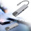 Προσαρμογέας USB C Hub 6 σε 1 για φορητό υπολογιστή με πολλαπλές θύρες που επεκτείνουν 1