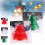 Cartão de Natal 3D Pop-Up com Árvore de Glitter e Envelope 1