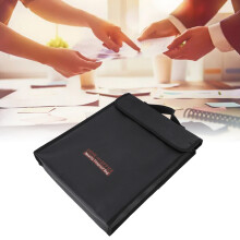 Borsa per Documenti Impermeabile e Ignifuga 30x38cm Sicura per Valuables e Gioielli