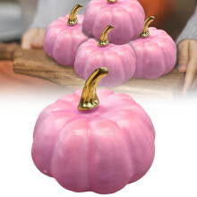 Halloweenska dekorácia so simuláciou tekvice na stôl, stolové ozdoby so simuláciou tekvice na Halloween (plastové, jedna veľkosť)