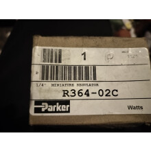 NOVÝ Parker Watts R364-02C1/4NPT mosadzný miniatúrny regulátor tlaku vzduchu 125 psi