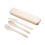 Ensemble de couverts portables réutilisables (cuillère et fourchette) 2 pièces 1
