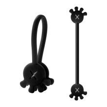Twisted Wire Organizer 10Pcs Cable Cable Clips Cable Organizers Reusable Silicone Cords Organizers Multipurpose Silicone Magnet Ties for Home School