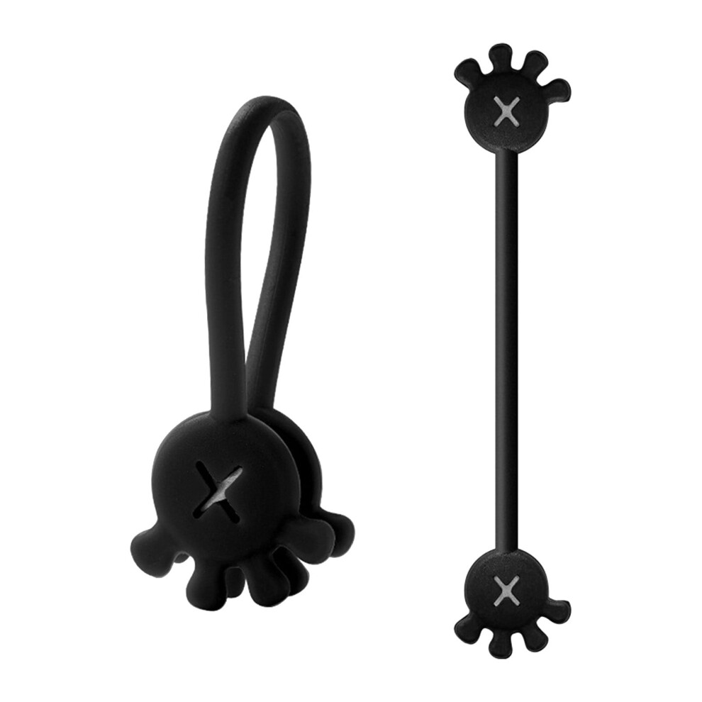Twisted Wire Organizer 10Pcs Cable Cable Clips Cable Organizers Reusable Silicone Cords Organizers Multipurpose Silicone Magnet Ties For Home School 9450273021379