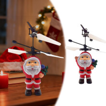 Décoration de sapin de Noël Père Noël volant, figurine à suspendre – Compatible avec tous les sapins standards