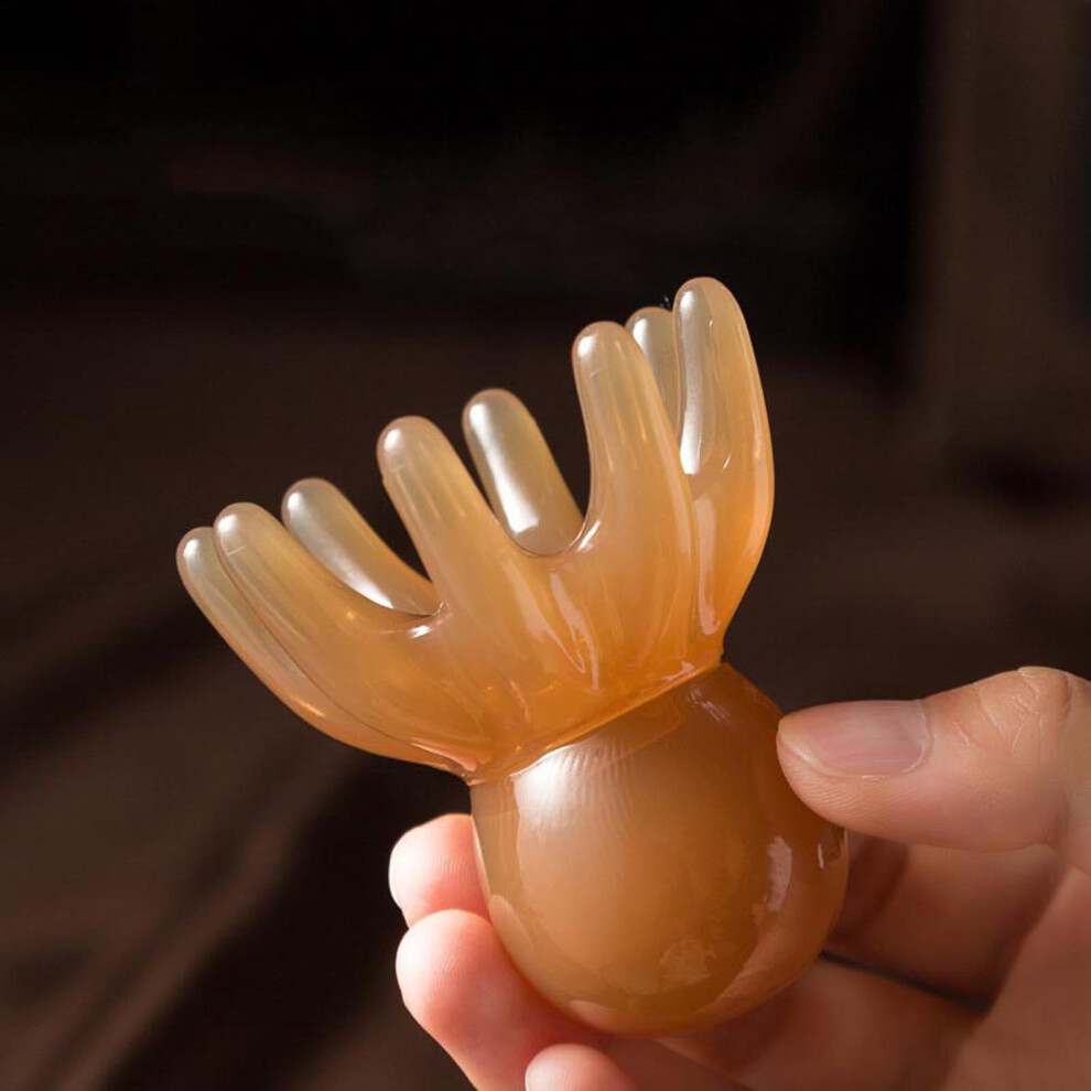 Octopus Shaped Head Massage Comb, Acupoint Meridian Dredging Claw for Home Relaxation and Gua Sha