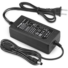 Cuibheoir Cumhachta DC12V3A (36W), 100-240V AC go DC, Nascóir Bairille 5.5x2.5mm & 5.5x2.1mm, Comhoiriúnach le gléasanna 12V