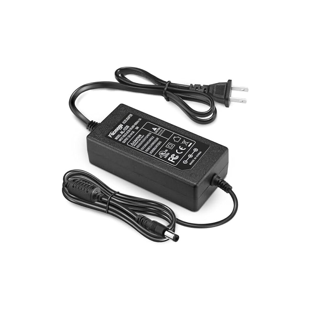 Dc 12V 3A Power Adapter (36W), 100-240V Ac To Dc, Barrel Connector 5.5X2.5mm & 5.5X2.1mm, Compatible With 12V Devices 9402001257383