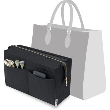 Vercord vilten tasorganizer inzetstuk Onthego35 Handtas Tote tas organizer tas in tas met verwijderbare ritssluiting