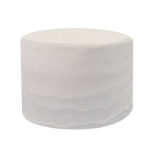 A White Crepe Paper Roll 1.77 Inches Wide For Crafting And Party Streamers