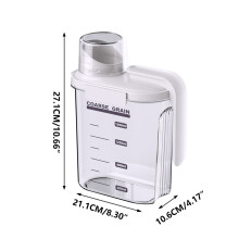 Bocal de conservation des céréales transparent et hermétique – Anti-insectes, fraîcheur garantie, compatible avec l'organisation de la cuisine