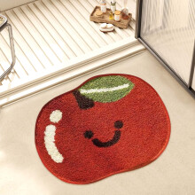 Tapis de bain mignon à motifs de fruits, super absorbant, séchage rapide, doux, en microfibre, antidérapant, pour chambre à coucher, chambre
