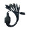 Ladekabel for multispillenhet, strømkabeladapter med type C-inngang for spillkonsoller 1