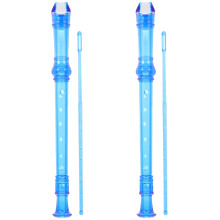 2Sets Blaue Anfänger Klarinette Kinder 8- PVC Musikinstrument