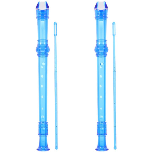 2Sets Blaue Anfänger Klarinette Kinder 8- PVC Musikinstrument