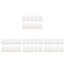 40Stk Transparente Memo Sticker Weiß Haftende Notizblöcke Für Schule