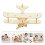 Kit Avión 3D Madera Para Armar Y Pintar, Modelo Blanco Niños 4