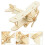Kit Avión 3D Madera Para Armar Y Pintar, Modelo Blanco Niños 6