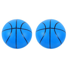 2Pièces Ballon Basket PVC Pour Enfants Jeu Sports Divertissement