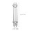 Metal Ring Binder Mechanism Silver for DIY Notebook Organizer 2