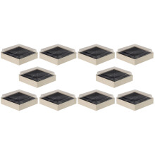 10Pièces Conteneurs Repas Bento En Bois Pet Multi Couleurs Portable