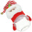Plastic Cloth Christmas Candy Storage Jar Cartoon Design 1