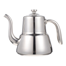2Pcs Heat-Resistant Silver Strainer Kettle with Filter for Tea Brewing