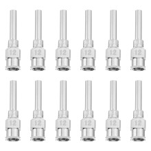 36Pièces Aiguilles Doseuses Inoxydable Pointe Biseautée