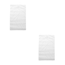 2Pcs Anti-Wrinkle Massage Bed Sheets White Polyester for Spa Use
