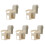 5Pcs Grey Plastic Beverage Cup Holder Poolside Hook Drink Rack 1