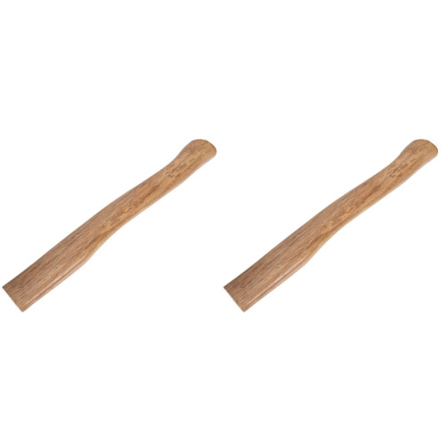 2Pièces Manche De Remplacement En Bois Khaki Pour Hache