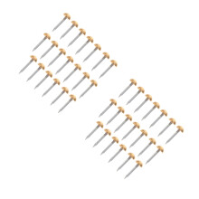 40Pcs Copper Upholstery Tacks Golden Decorative Nails for Furniture