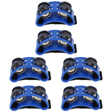 6St Blauwe Voet Tambourines Muziekinstrument Voor Kinderen Percussie