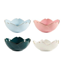4Pcs Ceramic Soy Sauce Dishes Assorted Color Small Shaped Sauce Plates