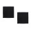 2Pièces Accessoires Filtre Aquarium Coton Noir 1