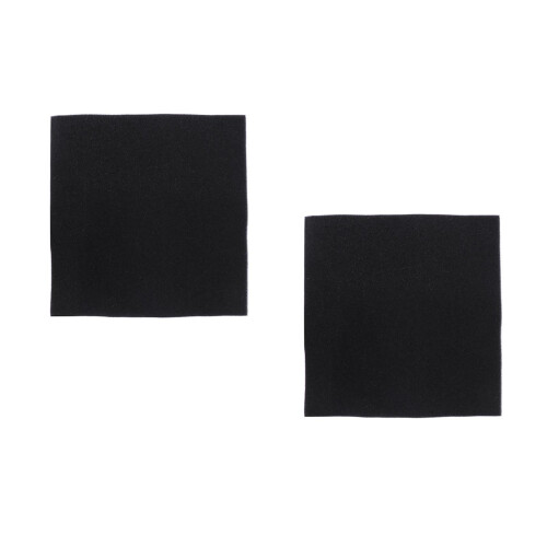 2Pièces Accessoires Filtre Aquarium Coton Noir