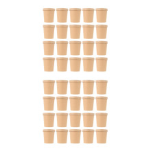 40Pièces Bols Kraft Pour Repas À En Papier Kraft