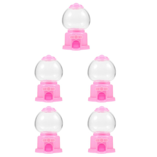 5Pièces Distributeur Bonbons Rose Pour Enfants