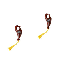2Pcs Convenient Brown Buddha Bead Counter for Meditation ABS Material