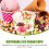 Ice Cream Cups Assorted Color 100 Sets 2.8x2.8x1.9in 9