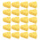 50 uds. pasteles artificiales de queso amarillo imitación, accesorios 9