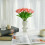 Artificial Tulips Light Pink 12 Stems 13.5 Inch 6