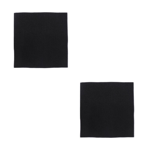 2Pièces Accessoires Filtre Aquarium Coton Noir 1