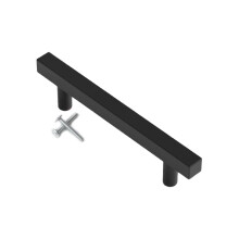 Quadratischer Kleiderschrankgriff aus Aluminiumlegierung für Schränke und Schubladen, schlichte Möbeldekoration, einfache Montage