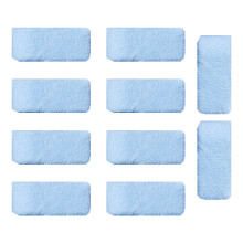 Conjunto de 10 prendedores de edredom de pelúcia com revestimento de lã de alta aderência, ideais para prender cobertores e colchas.
