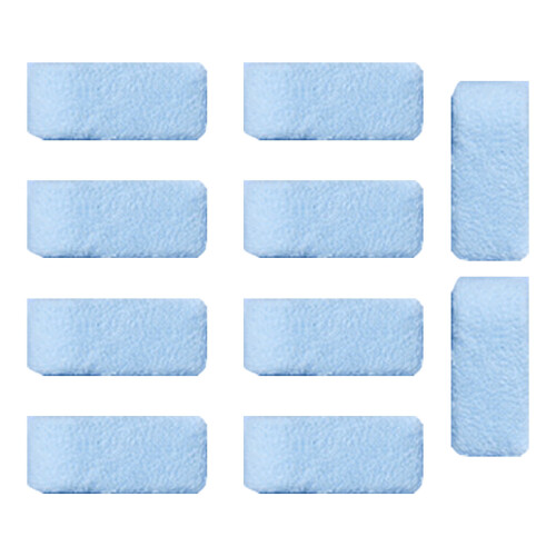 10 τεμάχια βελούδινα παπλώματα, θήκες για κλιπ με ισχυρή λαβή, επίστρωση φλις, κλιπ