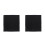 2Pièces Accessoires Filtre Aquarium Coton Noir 7