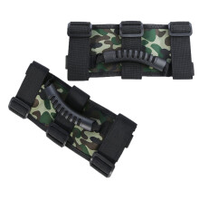 Set van 2 meerkleurige auto-handgrepen voor het oprollen van het dak en voor extra veiligheid.
